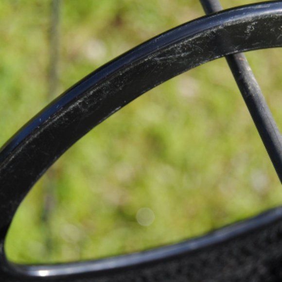 Black Crochet Ruffle Purse - Picture 4 of 5